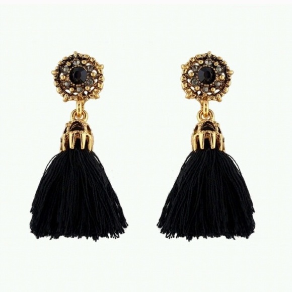 Tassel Stud Earrings - Picture 3 of 6
